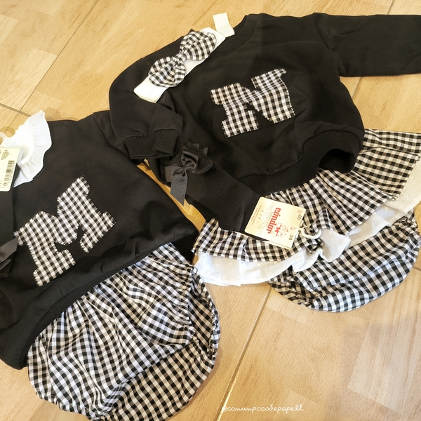 Conjunto Vichy negro